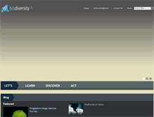 Tablet Screenshot of biodiversity.sg